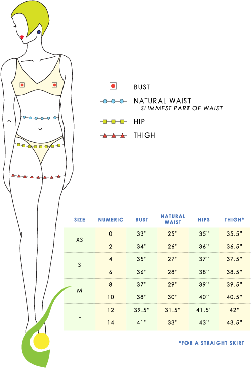 Size/Spec Chart